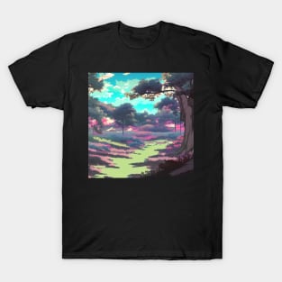 Anime Style Landscape T-Shirt